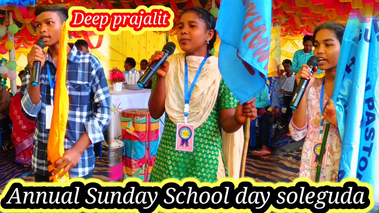 Deep prajalit//dhengurpani pastoret anual Sunday School day soleguda# ...