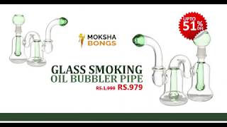 Get the latest collection of bongs, hookahs, smoking pipes, weed, grinders at Mokshabongs!