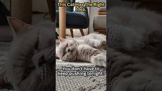 Sleepy Cat Affirmations 🐱 | Relaxing Cat Video for Anxiety, Stress & Burnout
