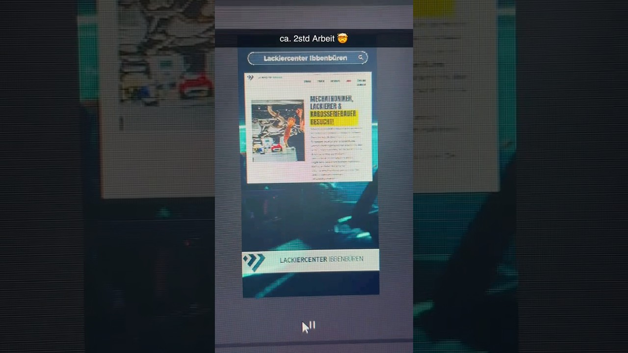 2 Stunden Arbeit für ein 15sek Video 🤯 