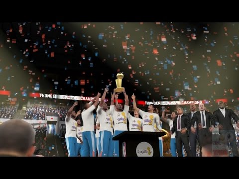 NBA 2K16 Oklahoma City Thunder Championship Celebration