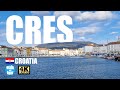 Calm january cres croatia walking tour in 4k uin 60 fps