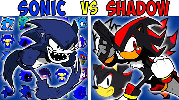 ALL SONIC VS SHADOW TEST | FNF Character Test | Gameplay VS Playground