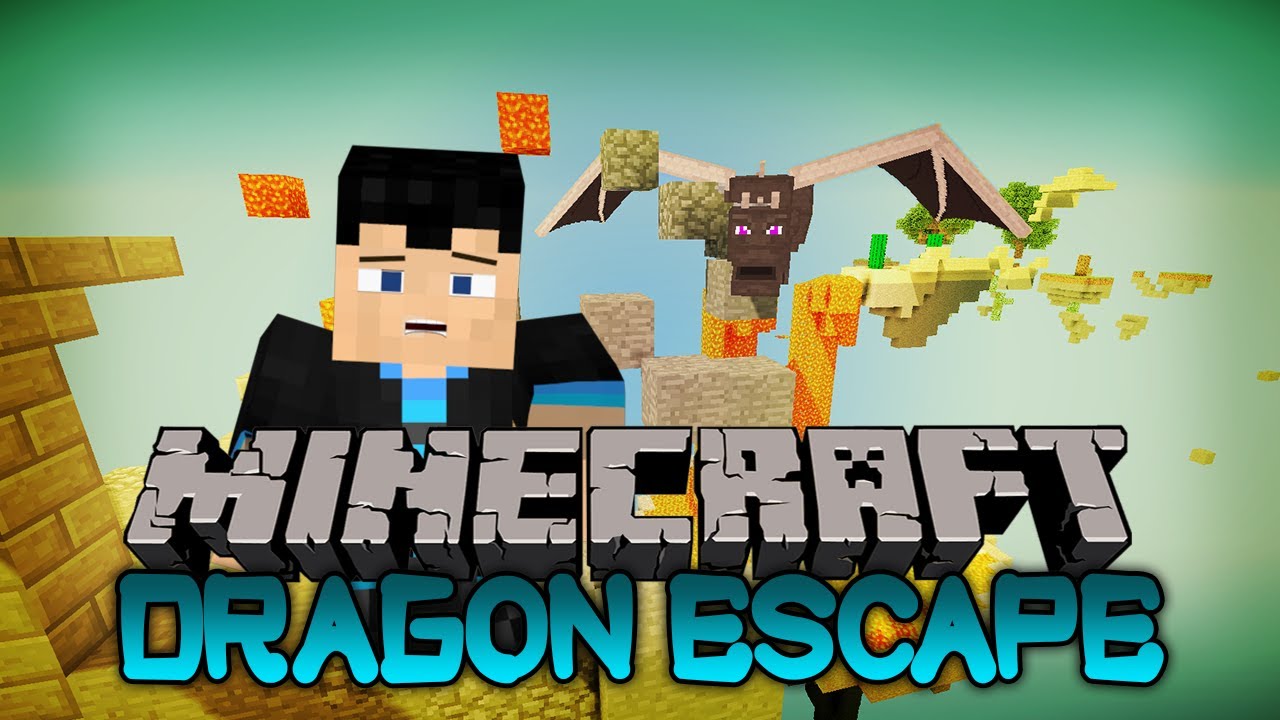 Minecraft: DRAGON ESCAPE Mini-Game! w/ Graser , StrauberryJam & PatClone!