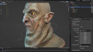 Simple facial rig in Blender 3.6.4