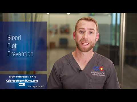 After Surgery Pain Management, Prevention of Blood Clot DVT and Physical Therapy