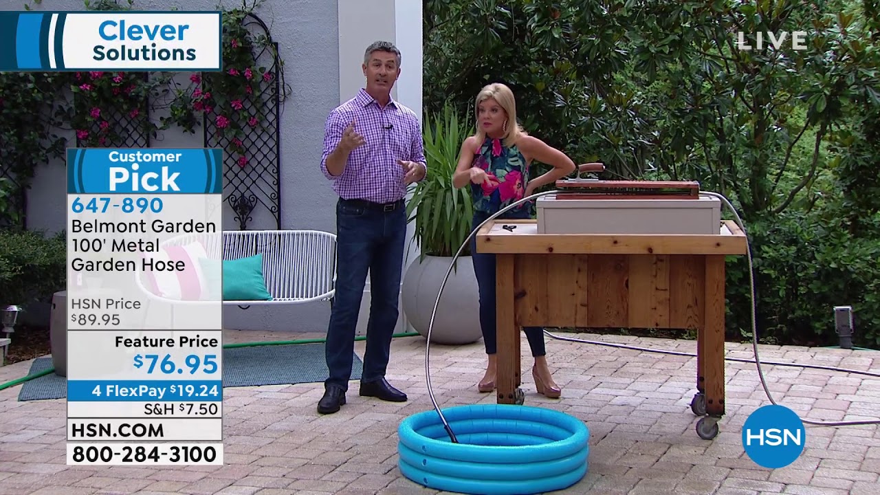 Belmont Garden 100' Metal Garden Hose