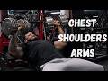 How to Train Chest, Shoulders &amp; Arms in One Workout