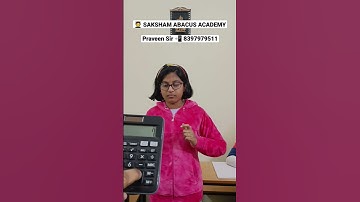 Abacus Maths Classes #saksham #abacus #academy #kids #amazing #performance #magic #maths #video