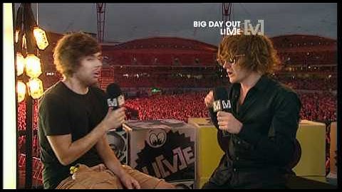 Pnau interview interrupted by Rammstein