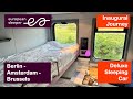 Inaugural Journey: European Sleeper Train Berlin - Amsterdam - Brussels in Deluxe Sleeping Car