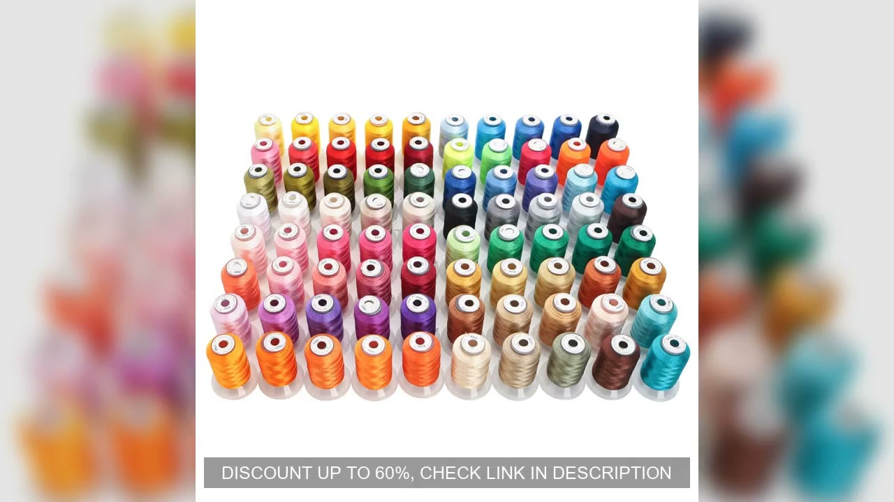 80 Madeira Colors Set Premium Polyester Embroidery Thread 500M (550Y) Each Spool Brother Babylock Ja