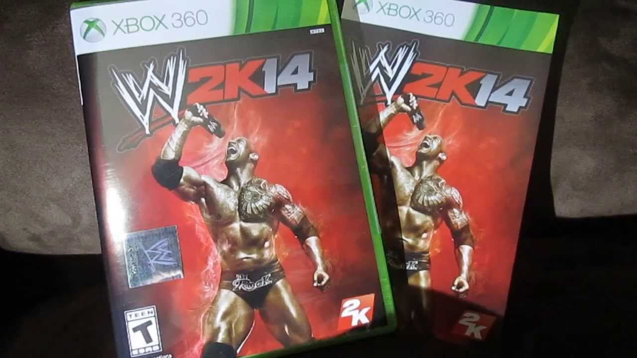 WWE 2k14 Unboxing (Xbox 360) - YouTube
 Wwe 2k14 Cover Xbox 360