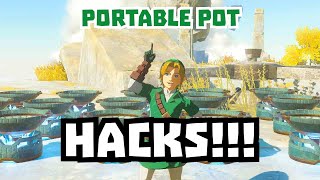 10 PORTABLE POT Hacks | Tears of the Kingdom