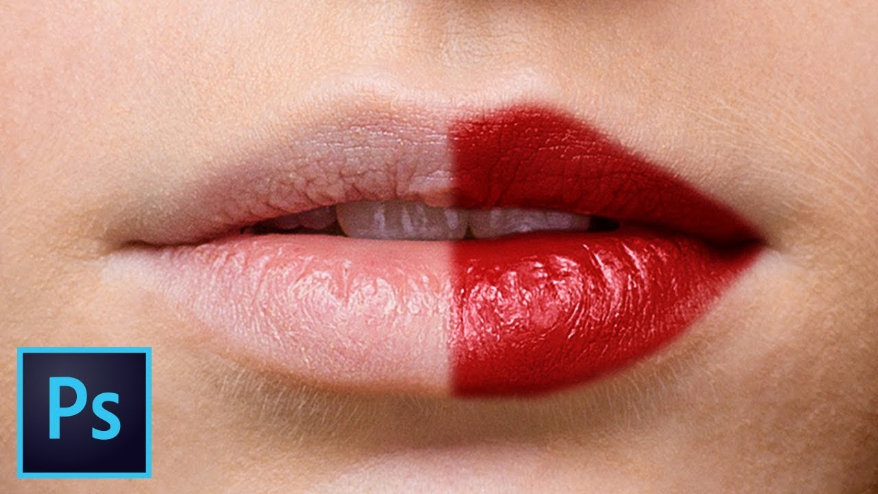 How to add lipstick in photoshop