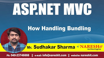 How Handling Bundling In ASP.NET MVC? | ASP.NET MVC Tutorial | By Mr.Sudhakar Sharma