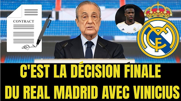 IT'S OFFICIAL REAL MADRID HAS JUST CONFIRMED THIS NEW BRUTAL FINAL DECISION WITH VINI