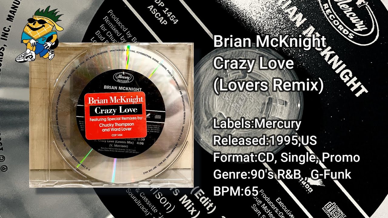 Brian McKnight Crazy Love (Lovers Remix) 1995 CDS YouTube