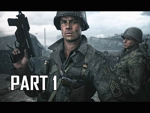 Call of Duty WW2 Campaign Gameplay Walkthrough, Part 1! (COD WW2 PS4 Pro  Gameplay) 