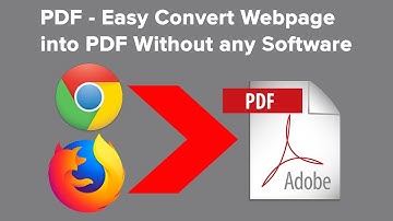 PDF - Easy convert WebPage into PDF without any software | KB Tech