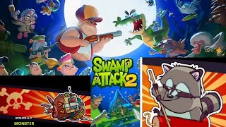 Swamp Attack 2 parte 4 mapaches y armadillos explosivos