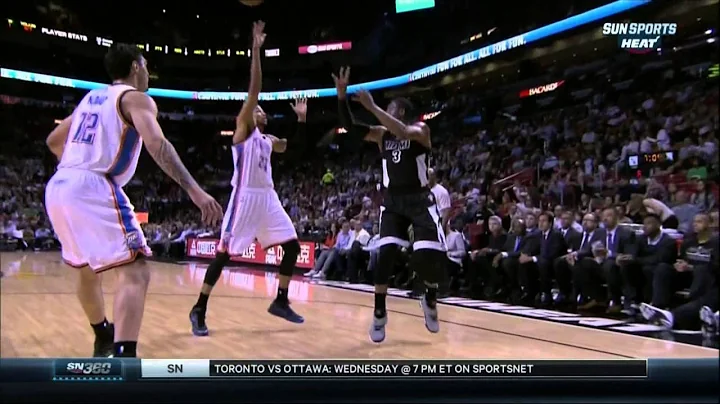 Dwyane Wade to Hassan Whiteside alley-oop vs OKC