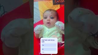 love you my sweet heart💕💕 #cutebaby #bollywoodcoversongs #bollywood #baby #cute
