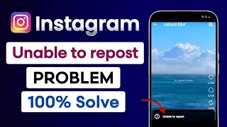 How To Fix Instagram Unable To Repost Problem |Instagram Repost Not Working Unable To Repost Problem