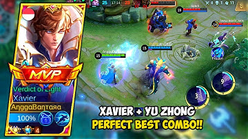 Xavier + Yu Zhong Enemy Auto Run | Top Global Xavier - Angga Bantara | MLBB
