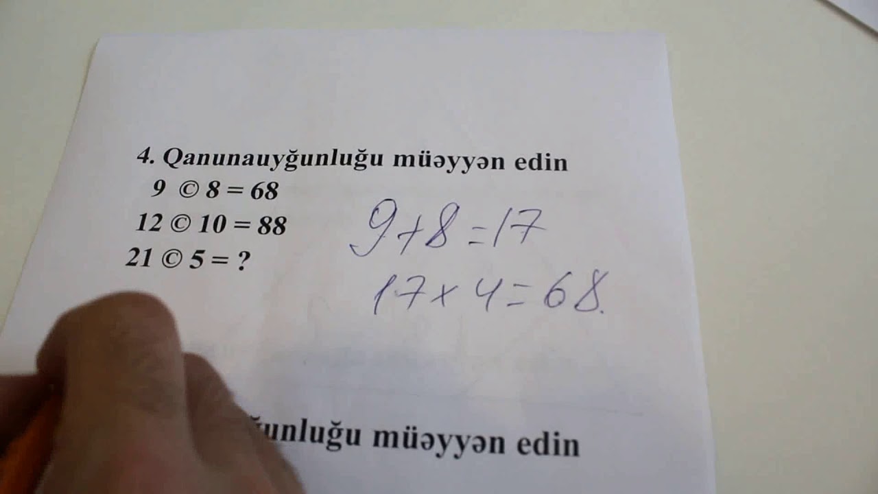 Miq 2019 Qebul  sualları