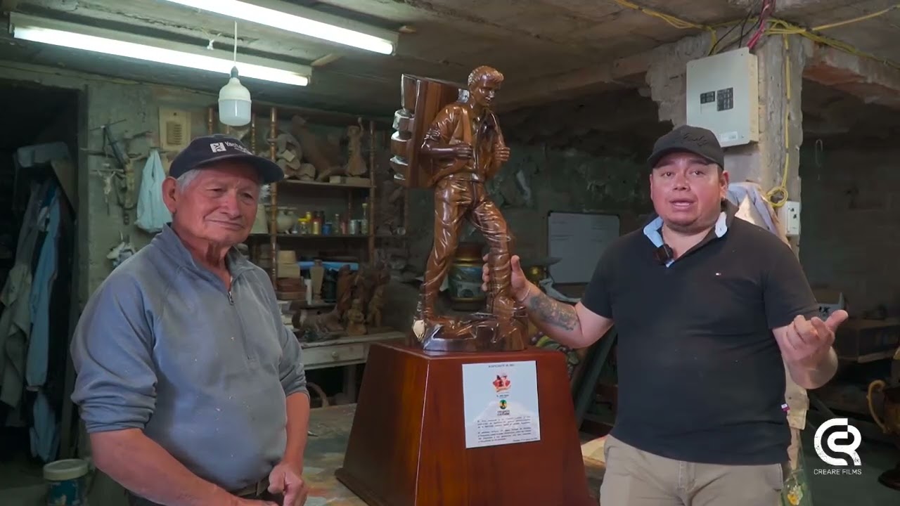 trofeos para los hieleros de Cayambe