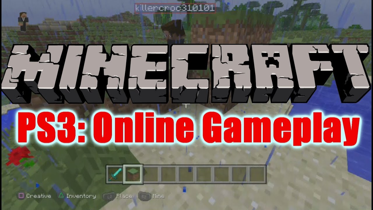 Minecraft Ps4 Online Gameplay Playstation 3 Multiplayer Youtube