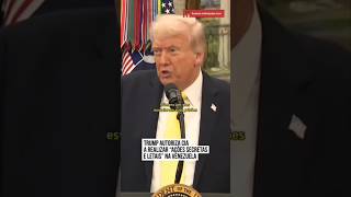 TRUMP AUTORIZA CIA A REALIZAR OPERAÇÕES LETAIS NA VENEZUELA #trump #venezuela #maduro