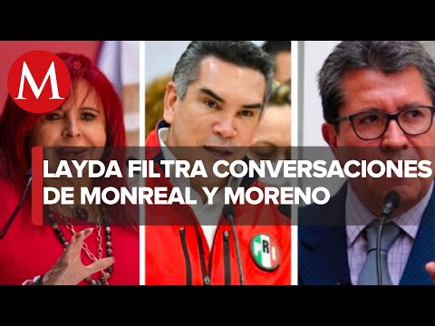 Layda Sansores expone conversación entre Ricardo Monreal y Alejandro Moreno
