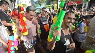 Splish Splash! Celebrating Songkran in the Heart of Bangkok's Silom Road