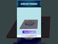 Surface Tension (Explained in 30 Seconds) 🤯 | LearnEngg #shorts