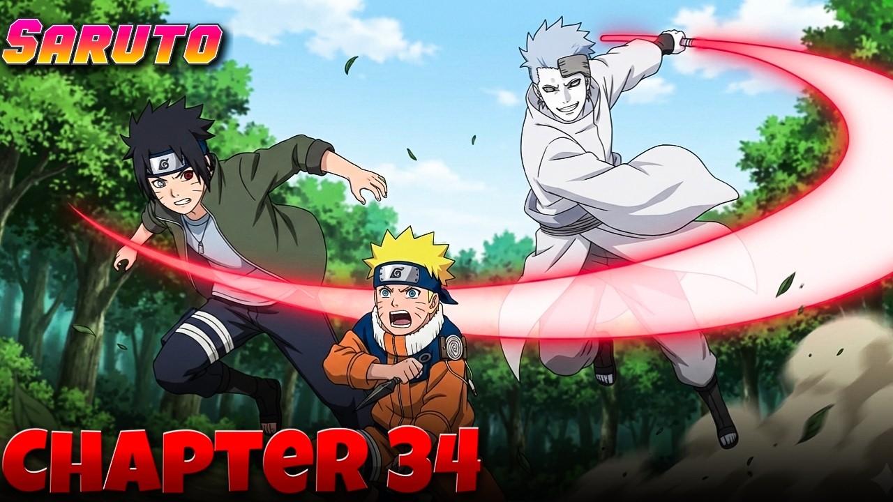 Kokoshi Ryu Kokoshi Again Attack Naruto and Saruto|| Saruto Chapter 34 in Hindi ...