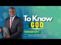 To Know God - Randy Skeete