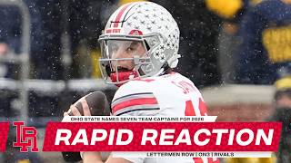 Ohio State names SEVEN team captains for 2026 football season, what it means | Ohio State