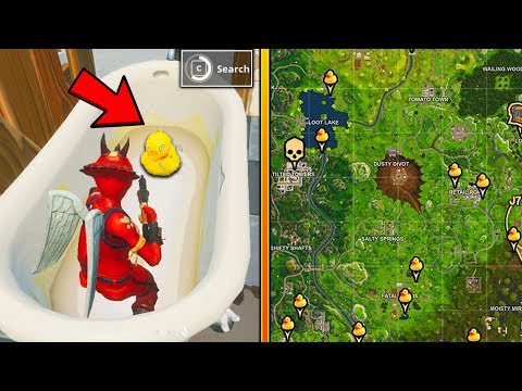 Rubber Duckies Fortnite Fortnite Rubber Duckies All Locations - search rubber duckies all locations week 3 challenges rubber duckies location fortnite duck spots