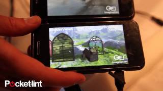 graphics demo on intel Moorestown powered mobile phone