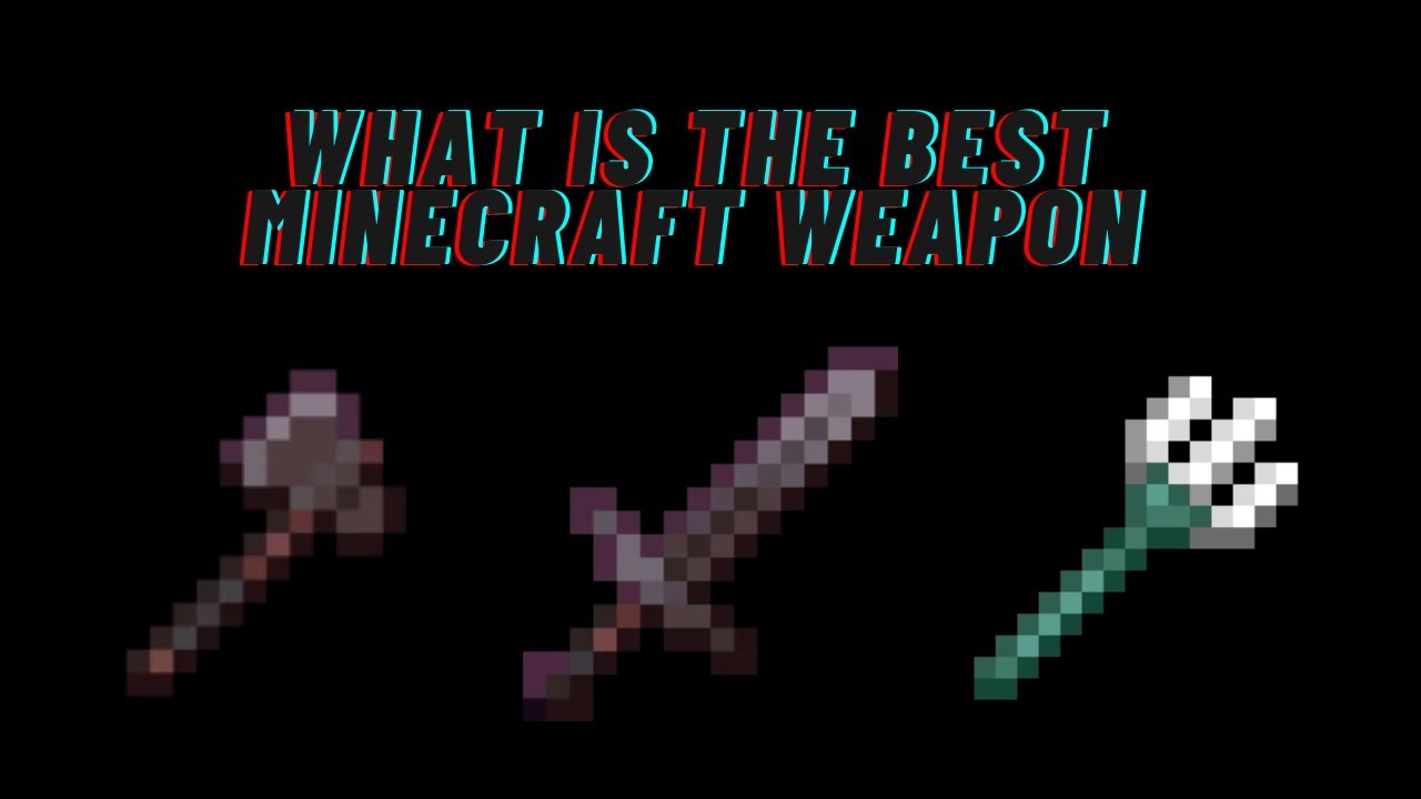 The Best Weapon In Minecraft Axe vs Sword vs Trident Part 2 YouTube