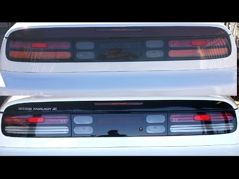 how-to-make-clear-tail-lights-300zx