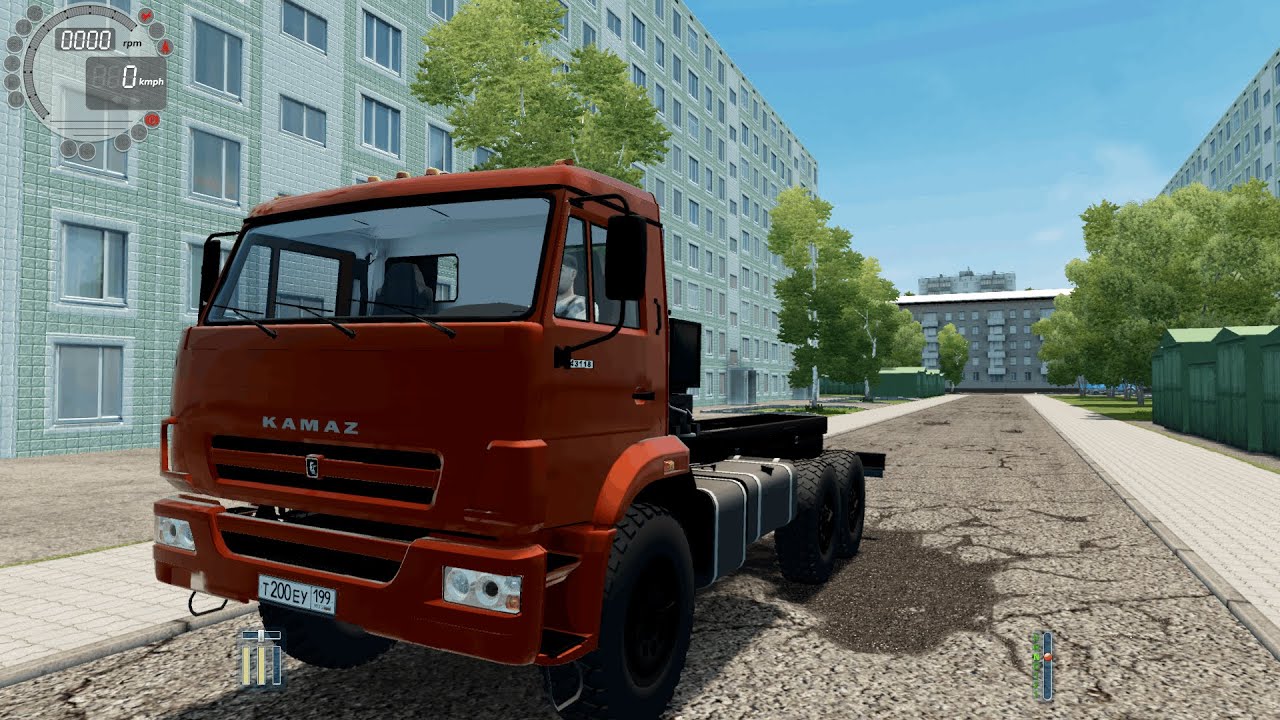 KAMAZ 43118 - City Car Driving - Download Link