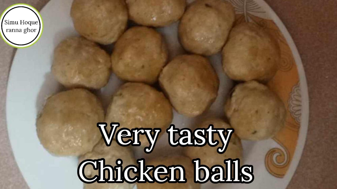 Easy chicken balls recipe YouTube