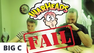EXTREME SOUR CANDY Toxic Waste & Warhead Challenge FAIL
