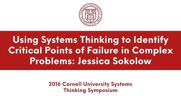 Jessica Sokolow takes a systems thinking lens on the Flint water crisis | Academic Conferences