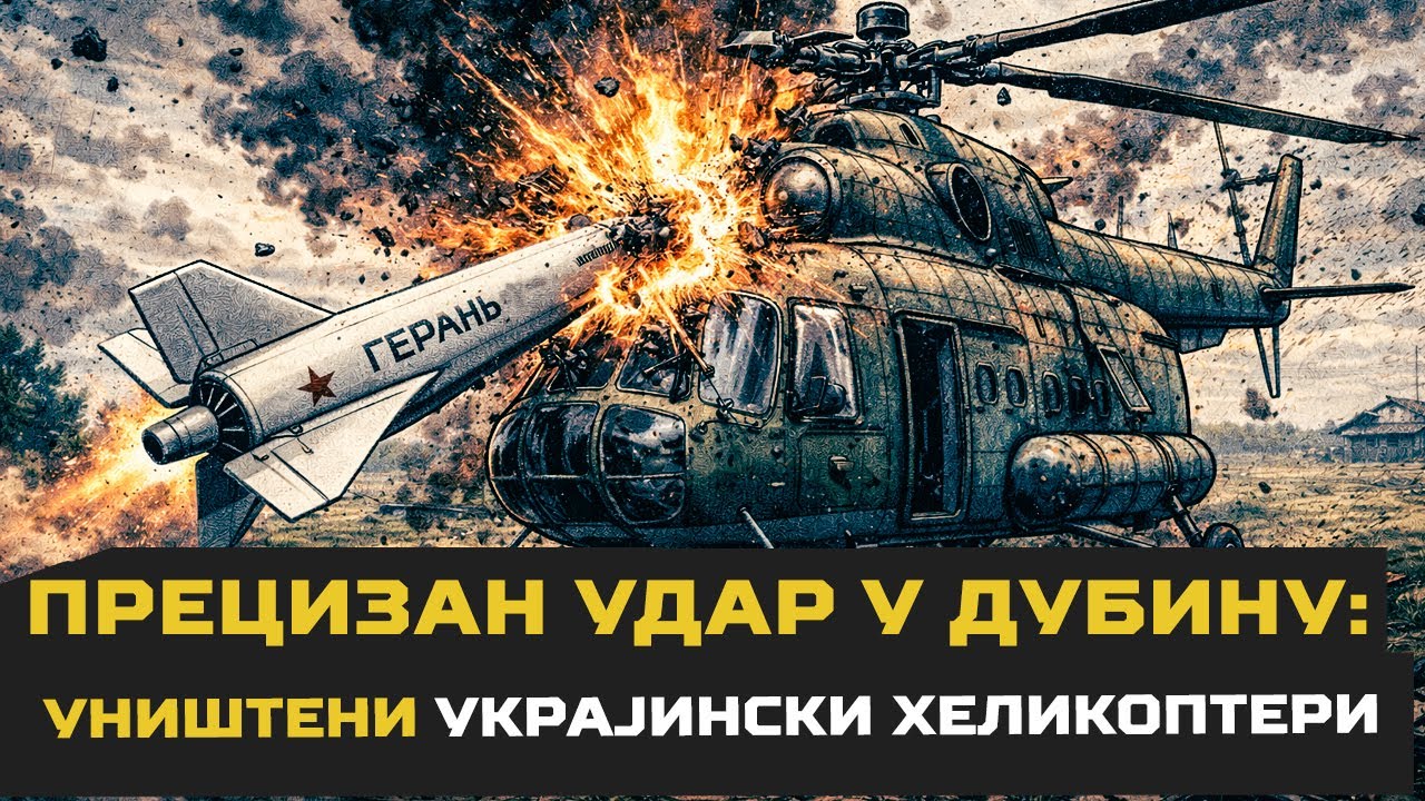 PRECIZAN udar u dubinu: ruski dronovi UNIŠTILI ukrajinske helikoptere!