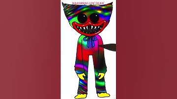 HUGGY WUGGY Drawing Tutorials #Subscribe#fyp#ipad #procreate#shorts#arttiktok#funny