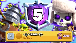 Top5 with Evo  skeleton drill deck?-Clash Royale